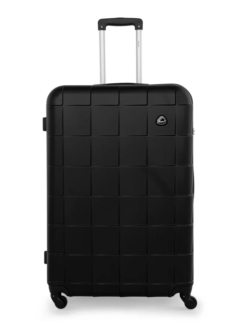 SENATOR Hard Case Travel Bag Trolley Luggage Set of 3 ABS Lightweight Suitcase with 4 Spinner Wheels A207 Black